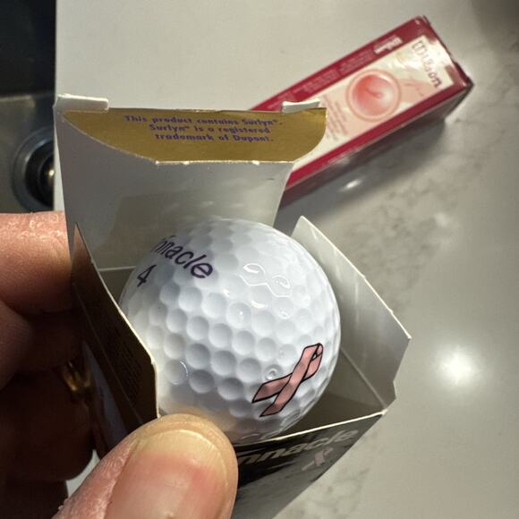 Breast Cancer Golf Balls 6 - Picture 6 of 6